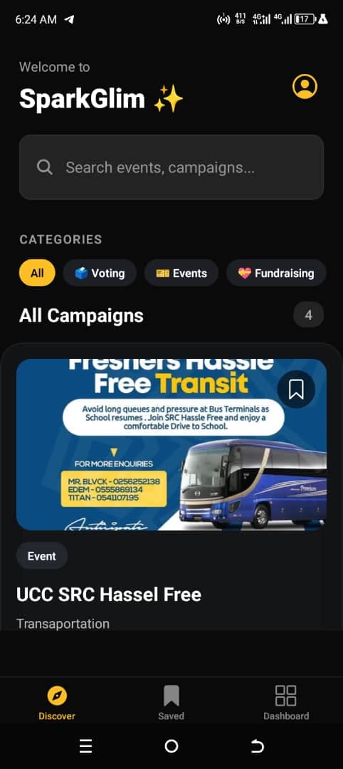 SparkGlim App Interface