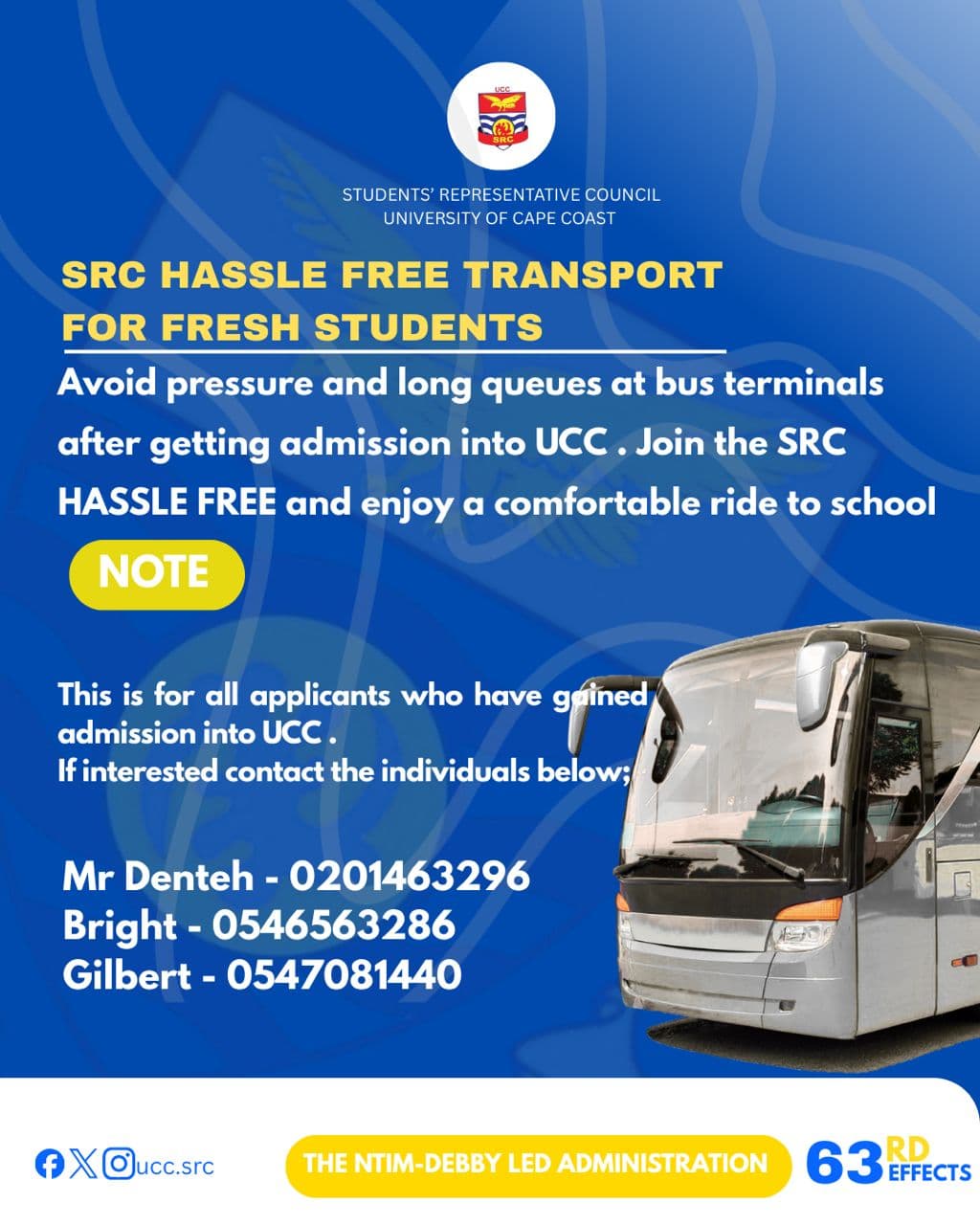 UCC SRC HASSEL FREE TRANSPORT